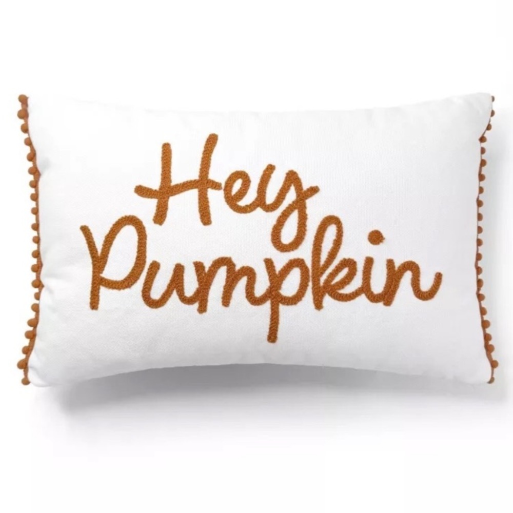 “Hey Pumpkin” Fall Pillow
